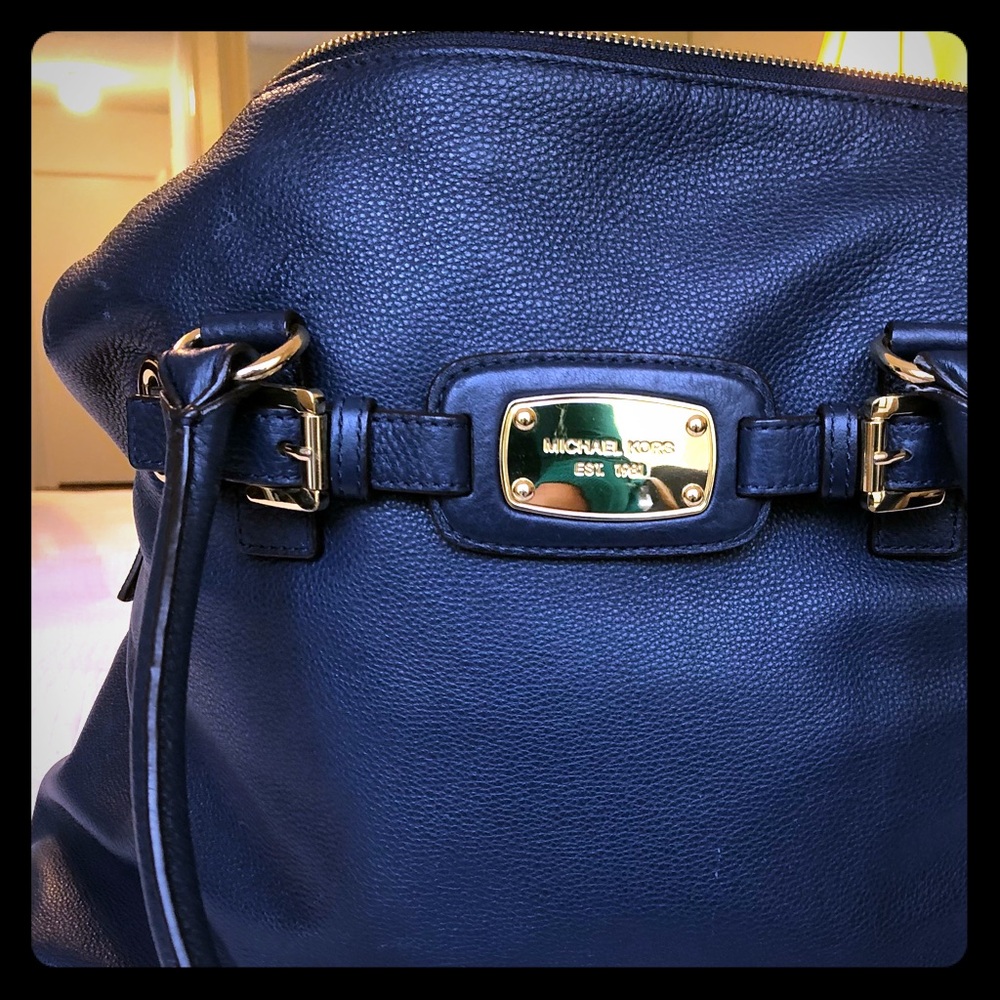 Michael Kors Navy Weekend Bag
